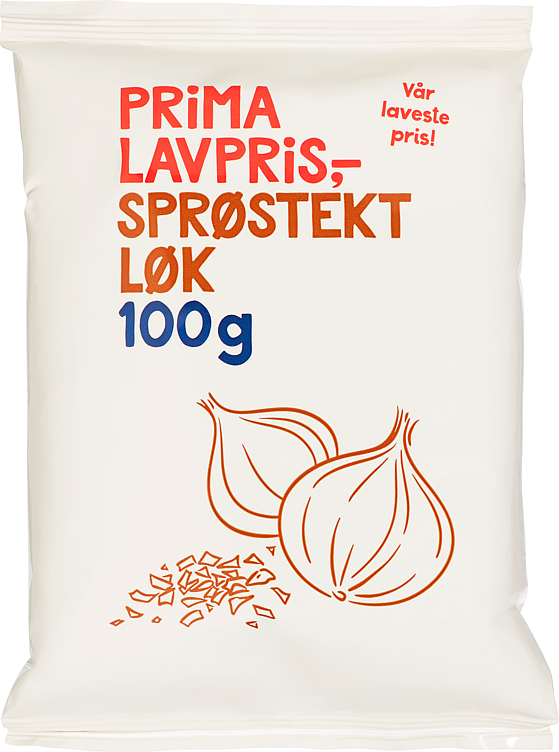 Løk sprøstekt  100g