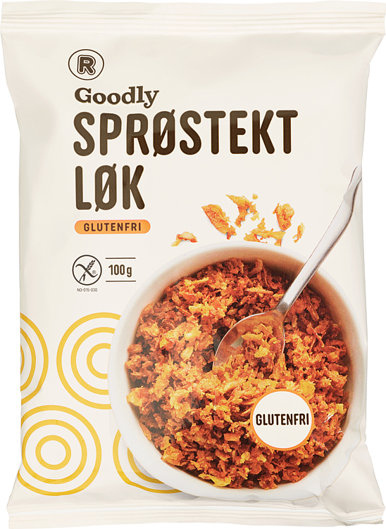 Sprøstekt løk glutenfri   100g