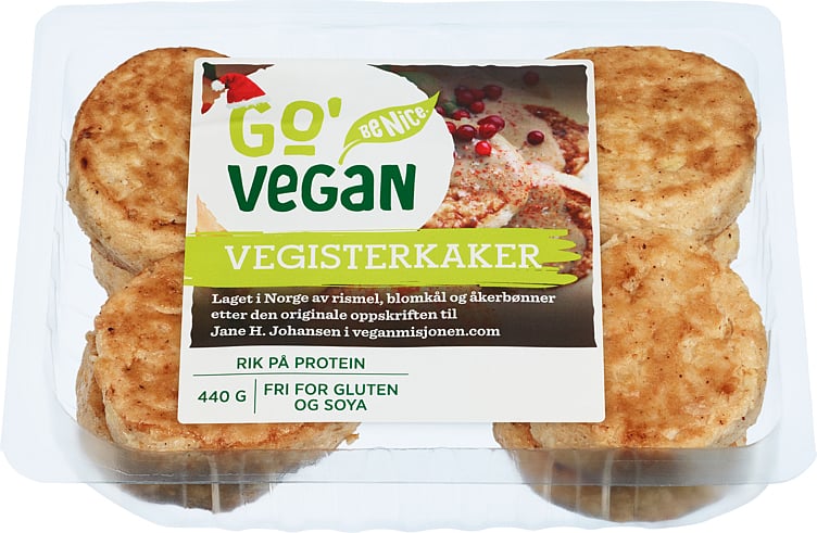 Go'vegan vegisterkaker  440g