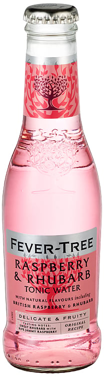 Fever-tree raspberry & rhubarb tonic   24x20cl