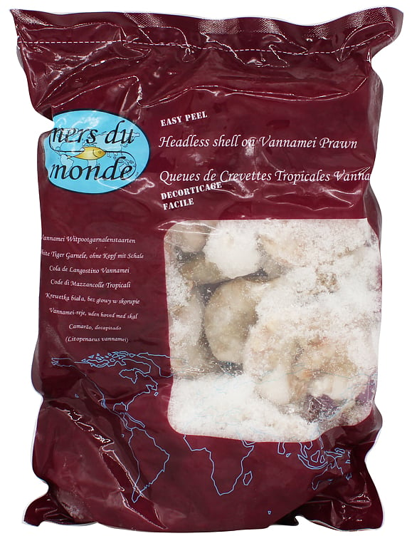 Scampi 16/20 iqf m/skall u/hode 20% glasering  1kg