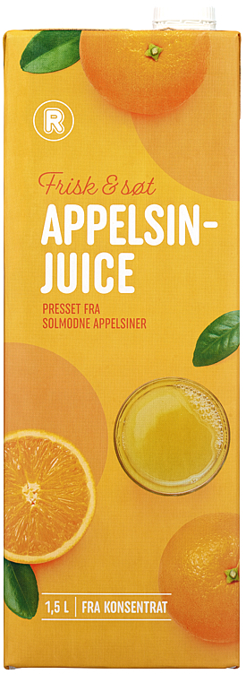 Rema 1000 appelsinjuice  1,5l