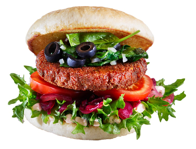 Blackbean vegetar burger 90g   48stk