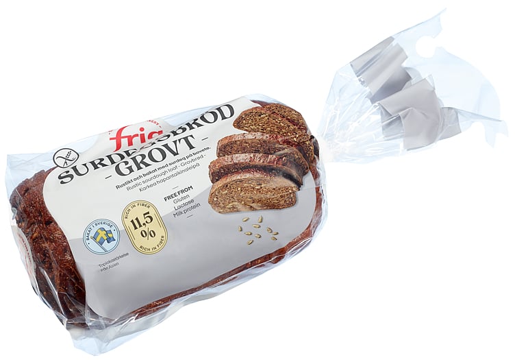 Surdeigsbrød grovt glutenfri  500g