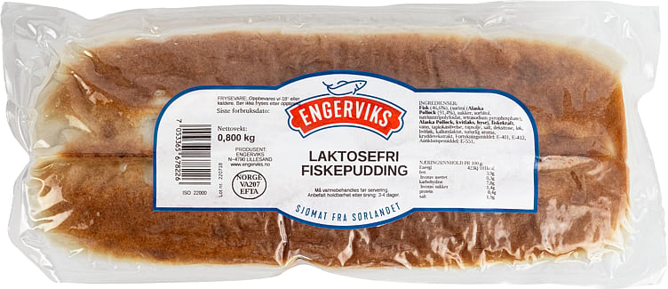 Fiskepudding laktosefri 10x800g