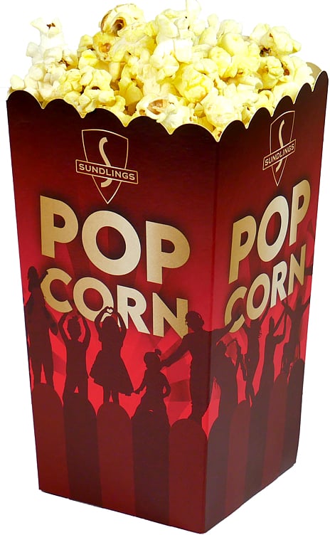 Popcornbeger liten 1,4l    600stk