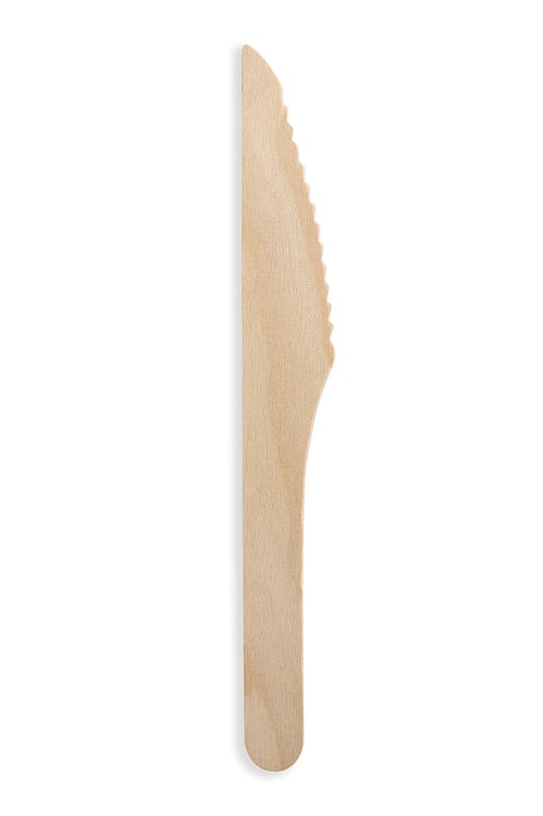 Wooden knife 165mm   100pce