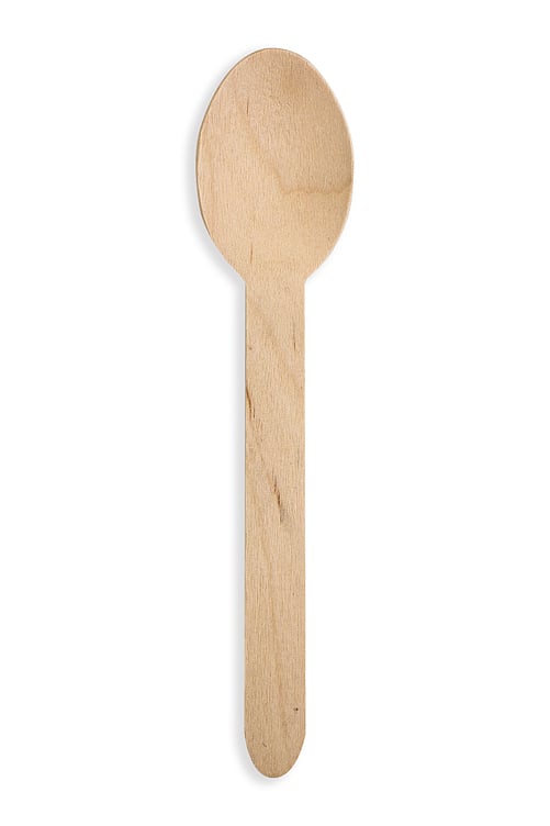 Wooden spoon 160mm   100pce