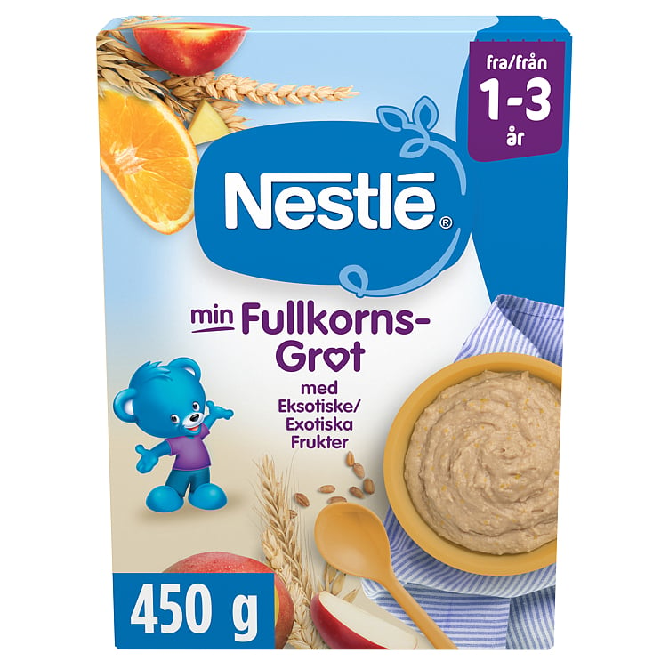 Min fullkornsgrøt eksotiske frukter 1-3år 450g