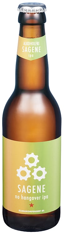 Sagene no hangover ipa 0%  24x33cl