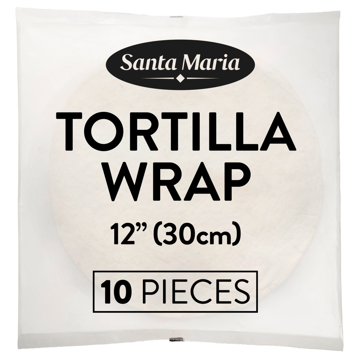 Tortilla wrap 12"  10pcs  900g