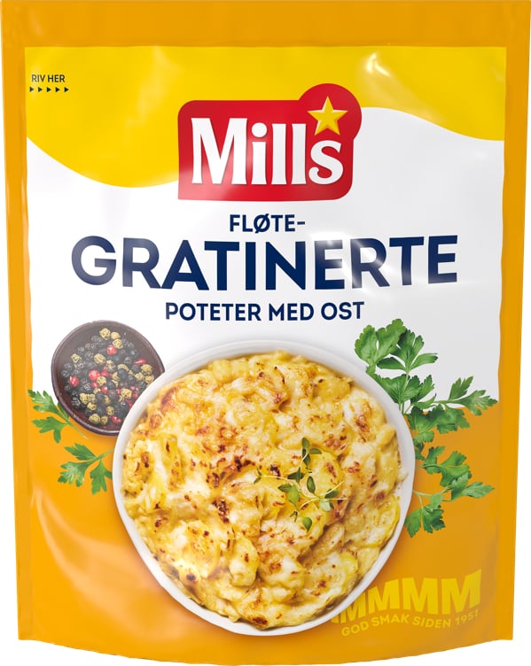 Gratinerte poteter m/ost      113g