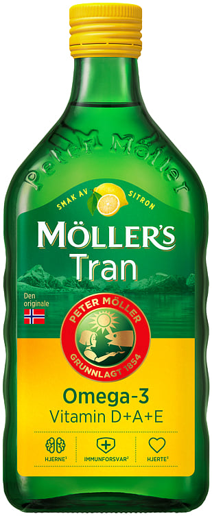 Möller's tran sitron ny 500ml