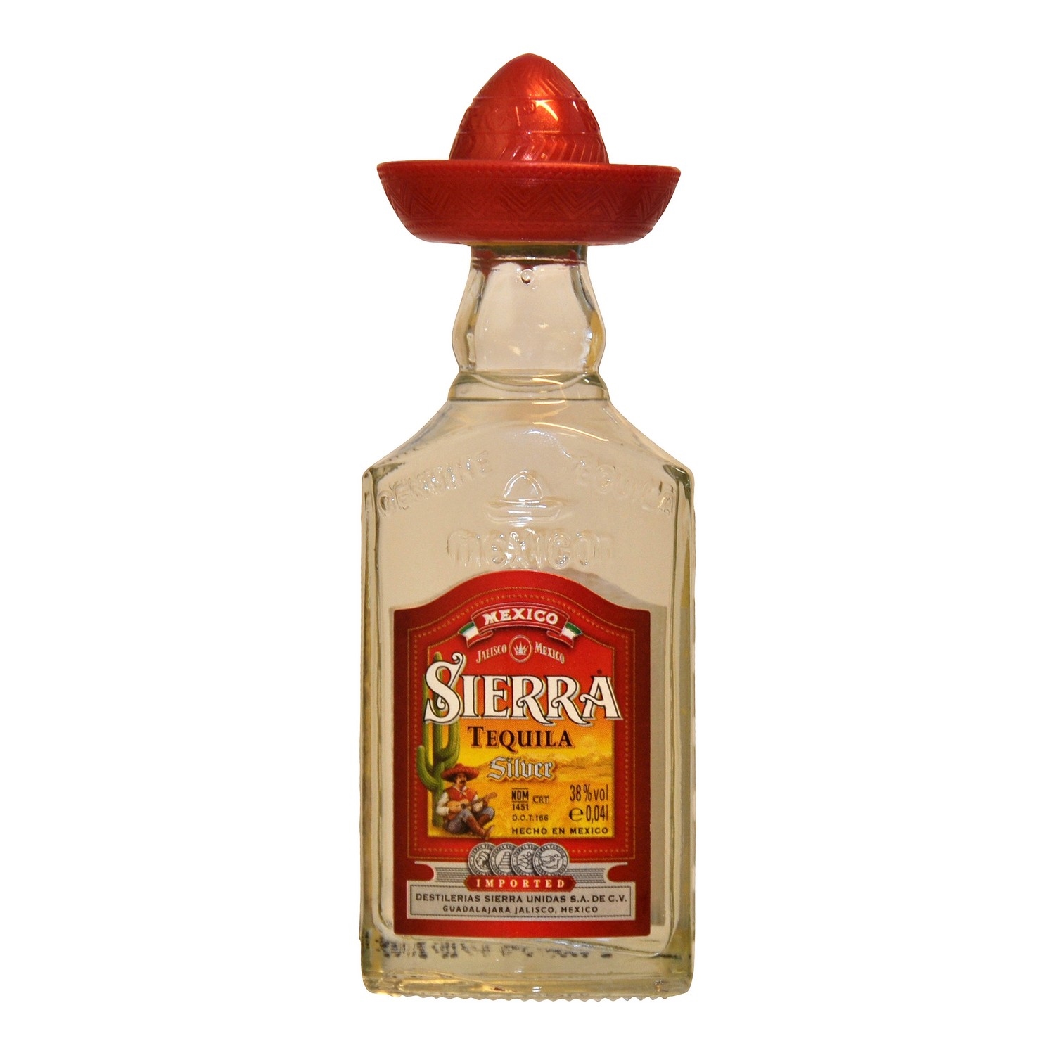 Sierra tequila   38%  12x4cl