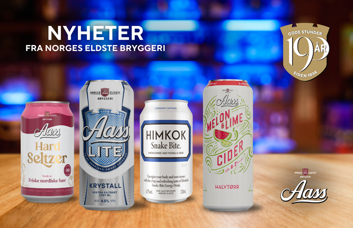 Oppdag Aass Bryggeris tradisjonsrike produkter og fire spennende nyheter!